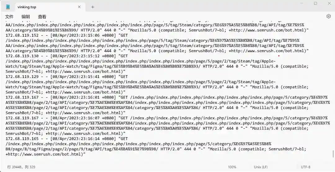 Website Logs