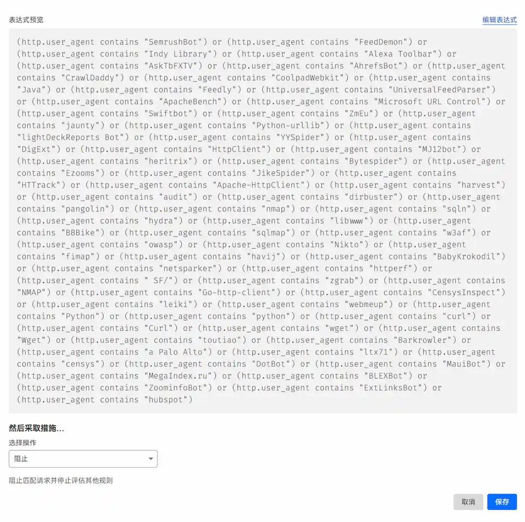 Cloudflare Custom Rules